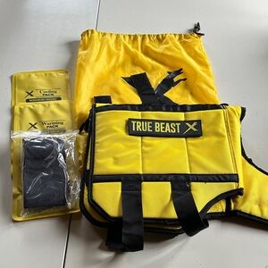 XDOG Weight & Fitness Vest Velcro & Clamp EUC L 95-100lbs